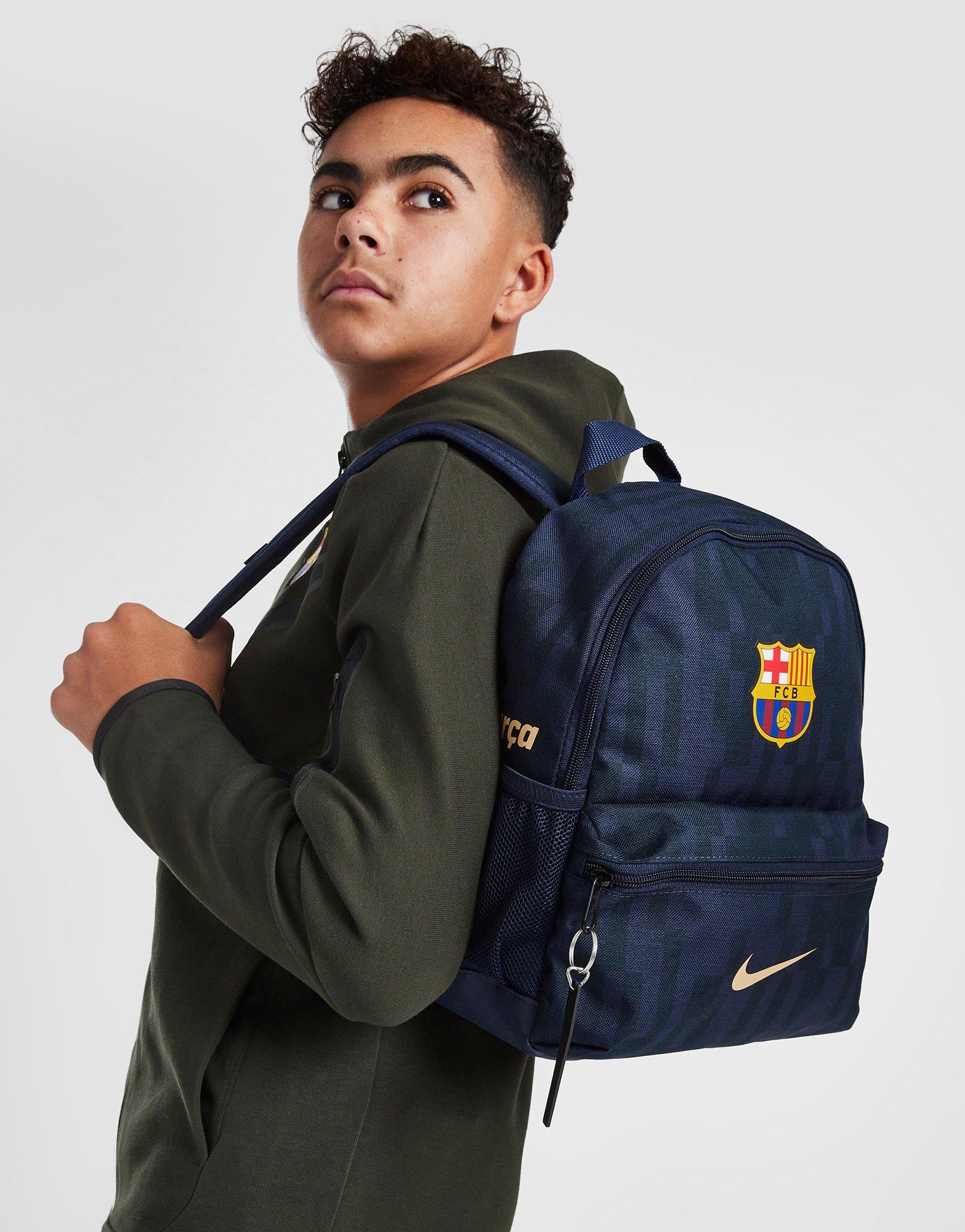 Blue Nike FC Barcelona Just Do It Mini Backpack JD Sports UK