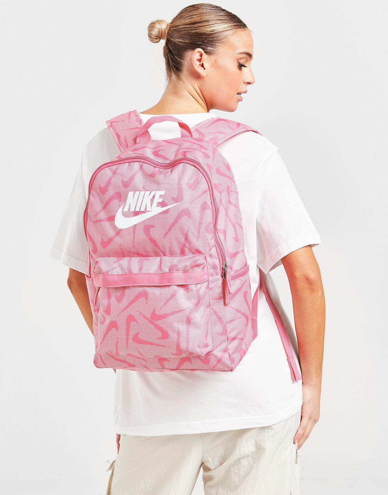 Pink Nike Heritage Backpack | JD Global
