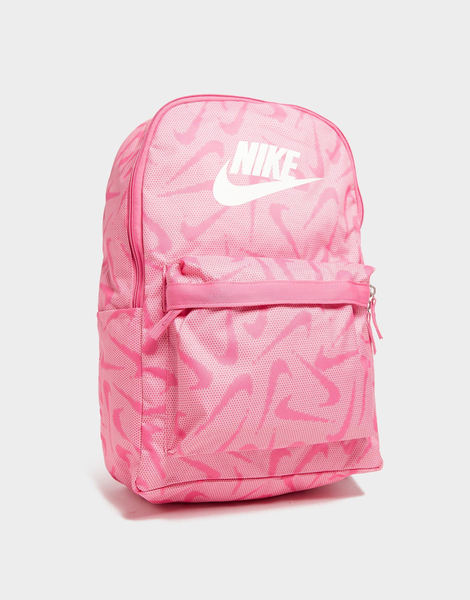 Nike backpacks women's pink sale