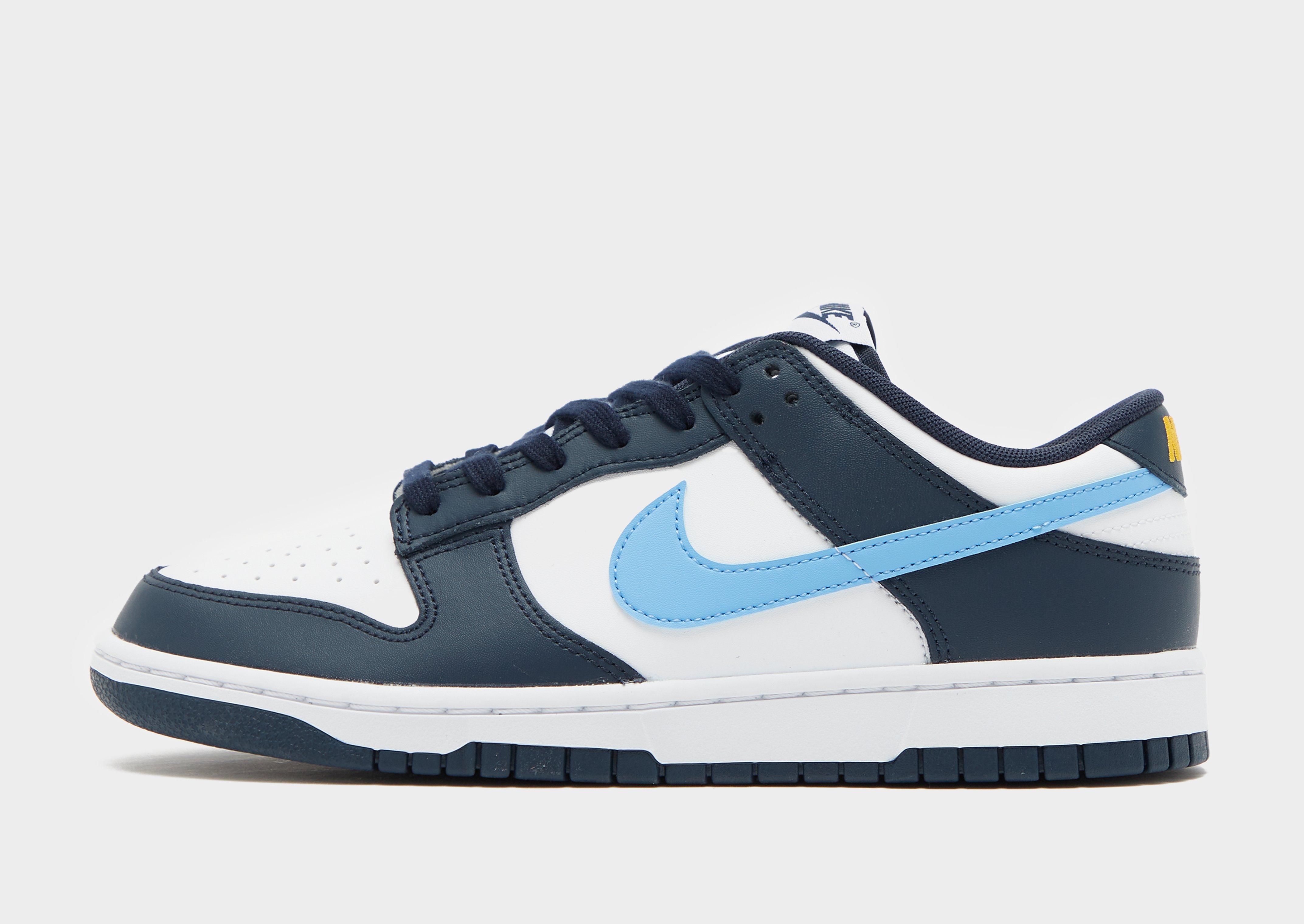 Nike Chaussures Dunk Low - Gris/Bleu Marine/Blanc Enfant