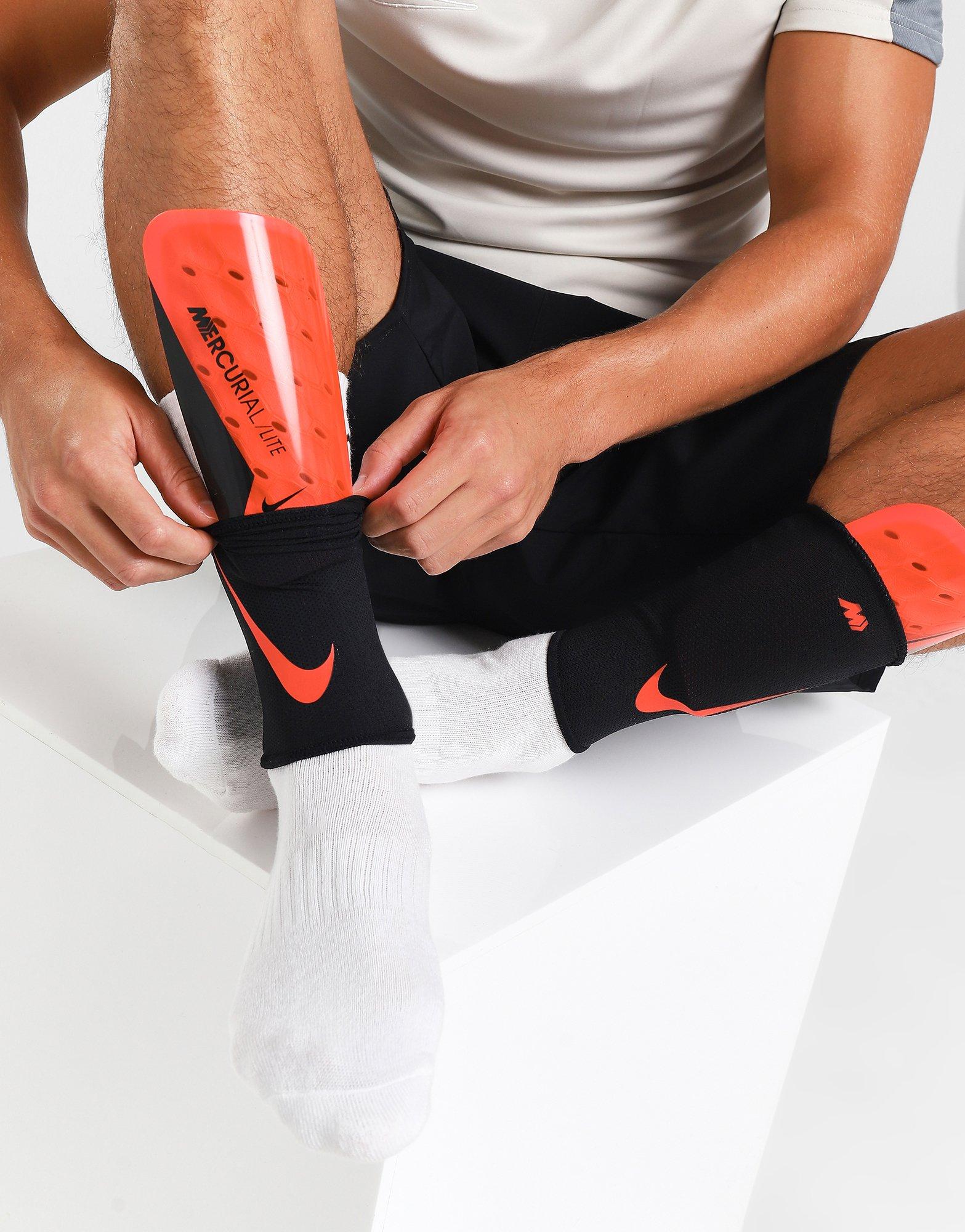 Red Nike Mercurial Lite Shin Guards JD Sports Ireland