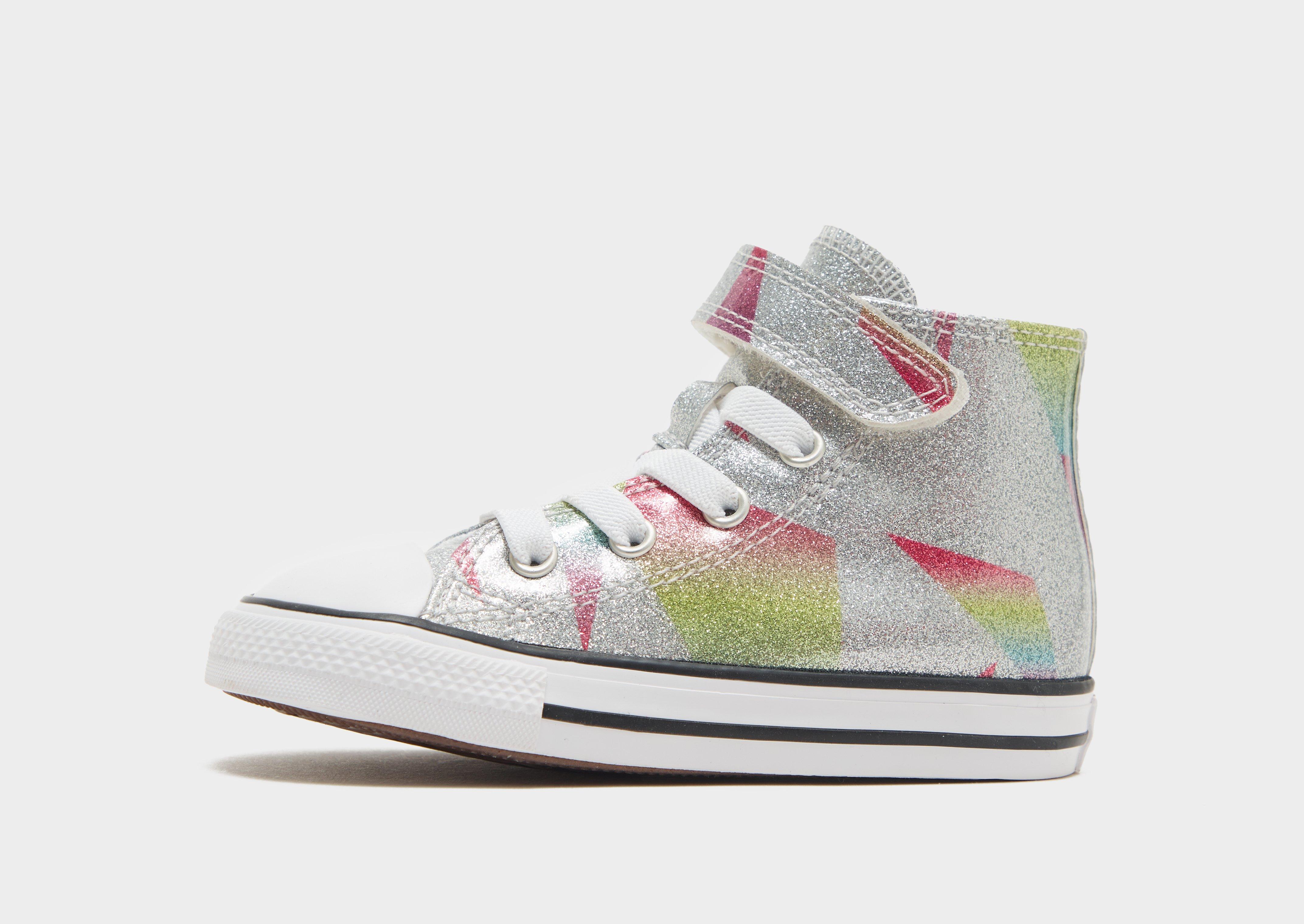 Baby silver outlet converse