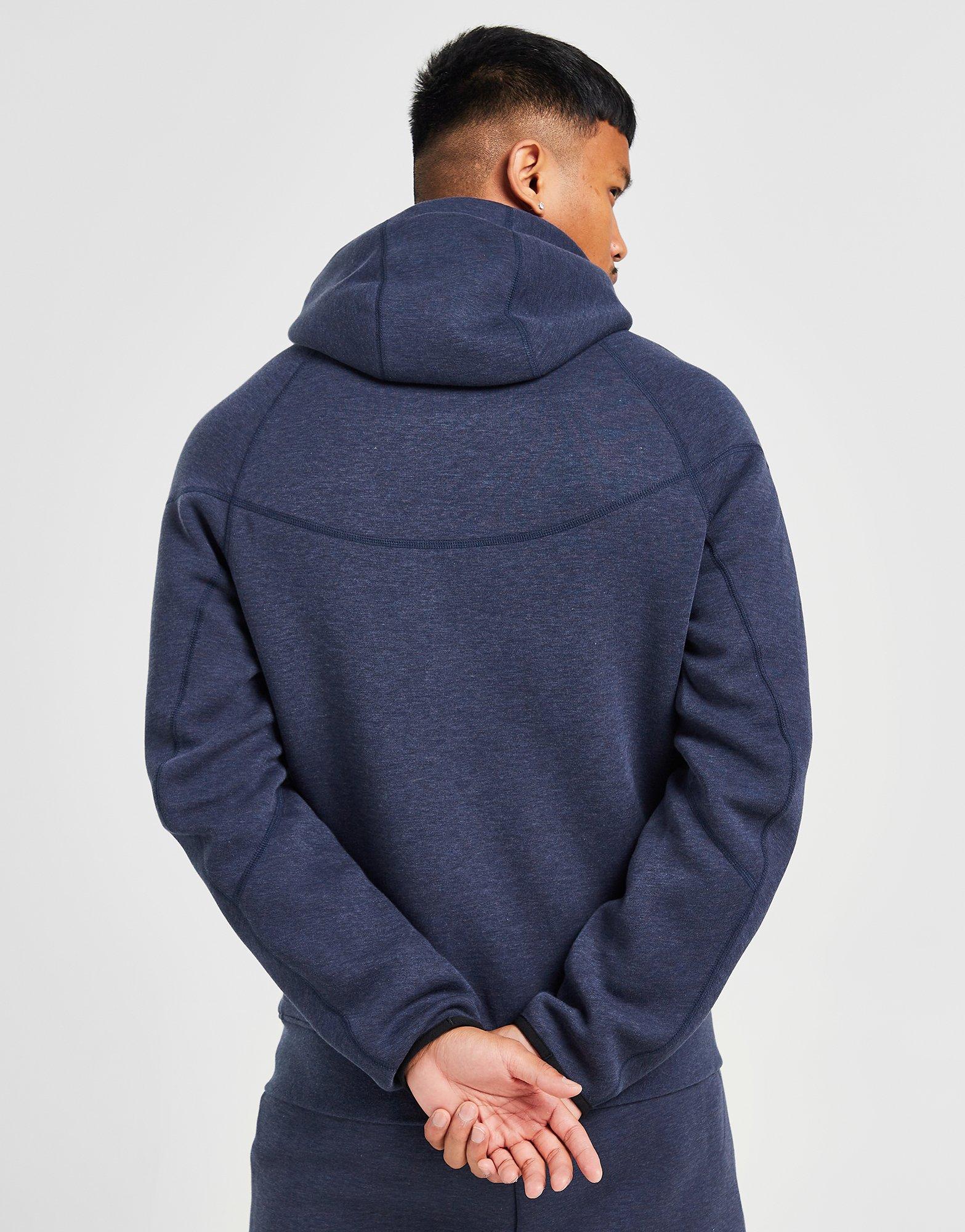 Nike Tech Windrunner herenjack van fleece met rits over de hele lengte Tech