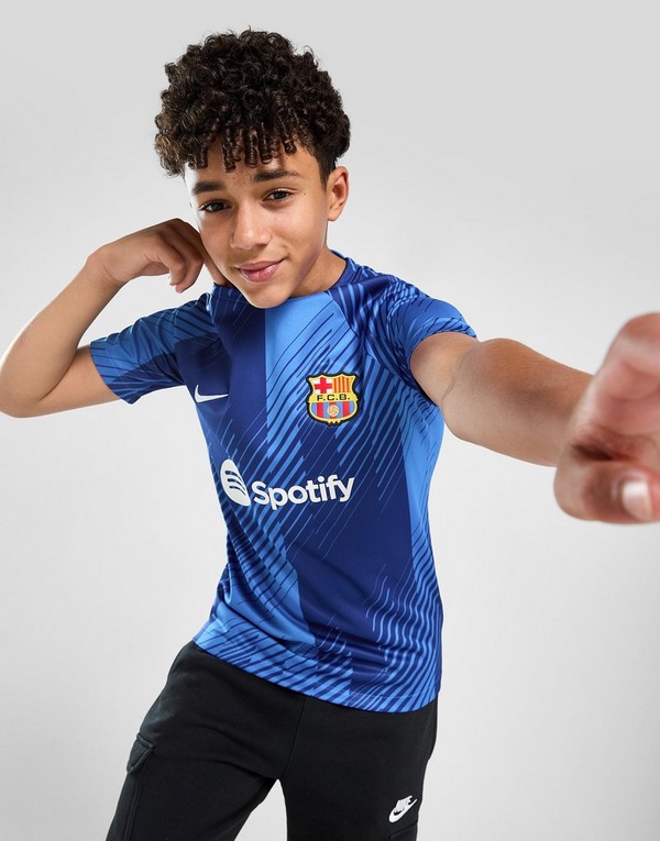 Nike FC Barcelona Academy Pro Thuis/Uit Nike warming-uptop met Dri-FIT voor kids