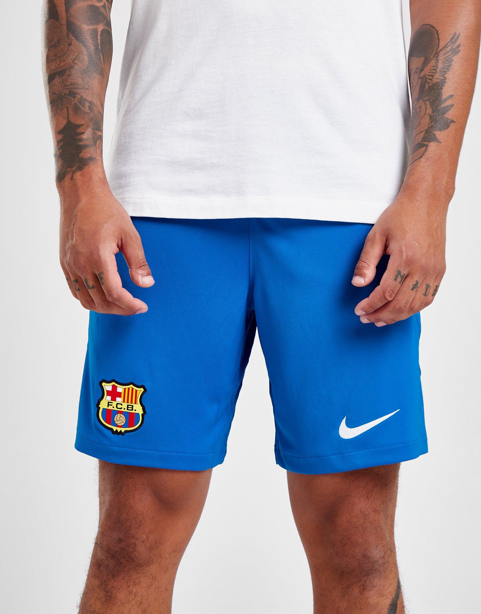 Blue Nike FC Barcelona 2023/24 Away Shorts | JD Sports UK