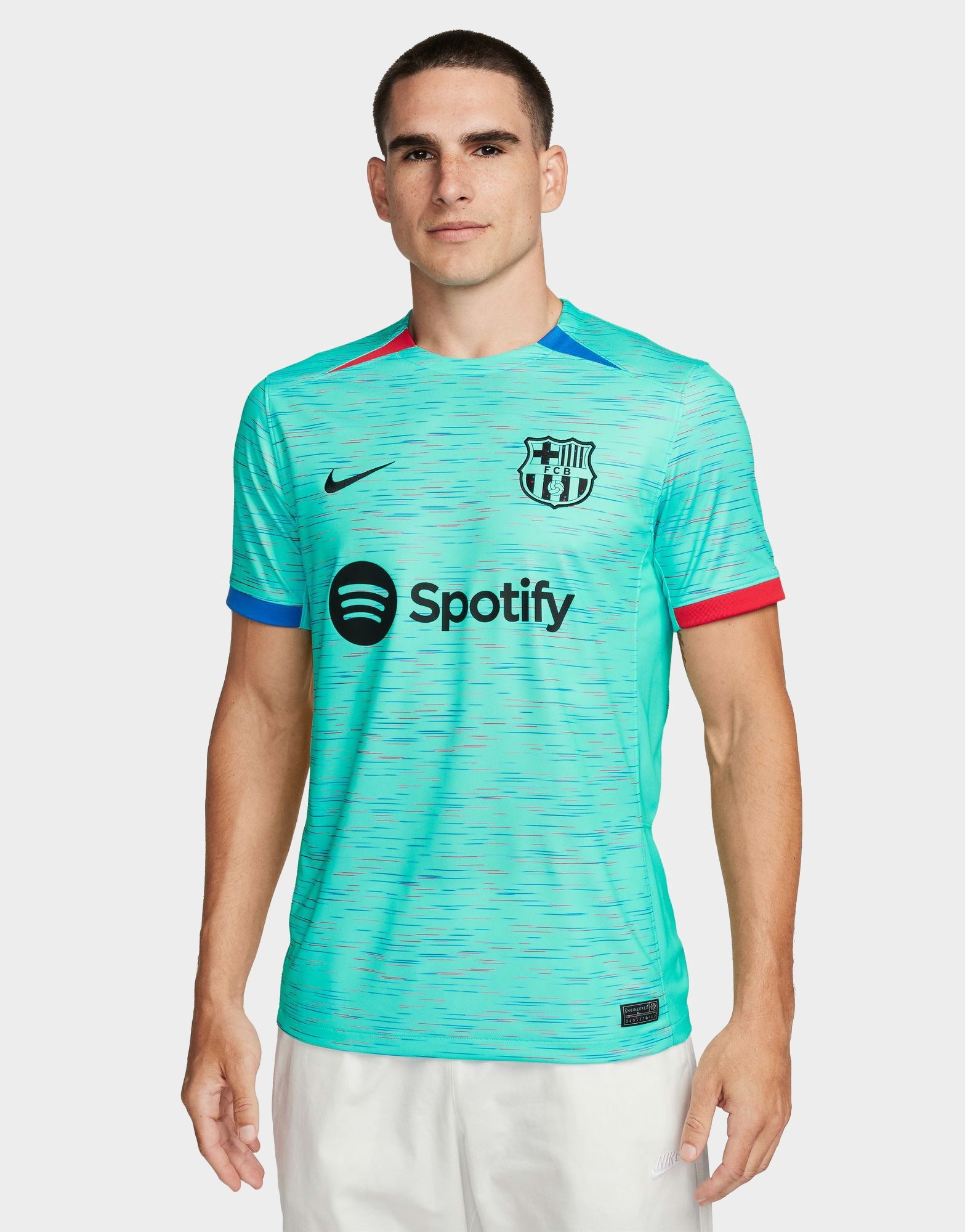 Blå Nike FC Barcelona 2023/24 Third Shirt - JD Sports