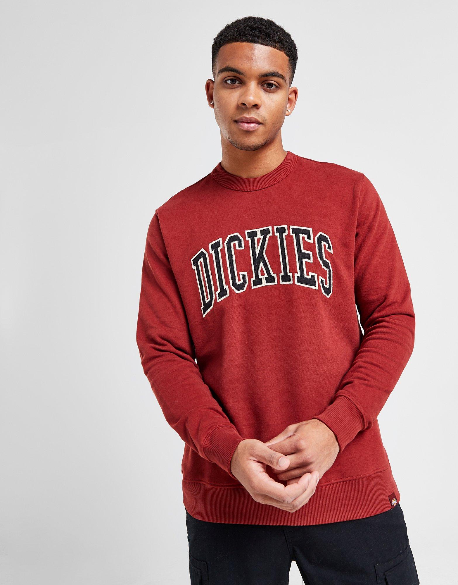 Long red outlet sweatshirt