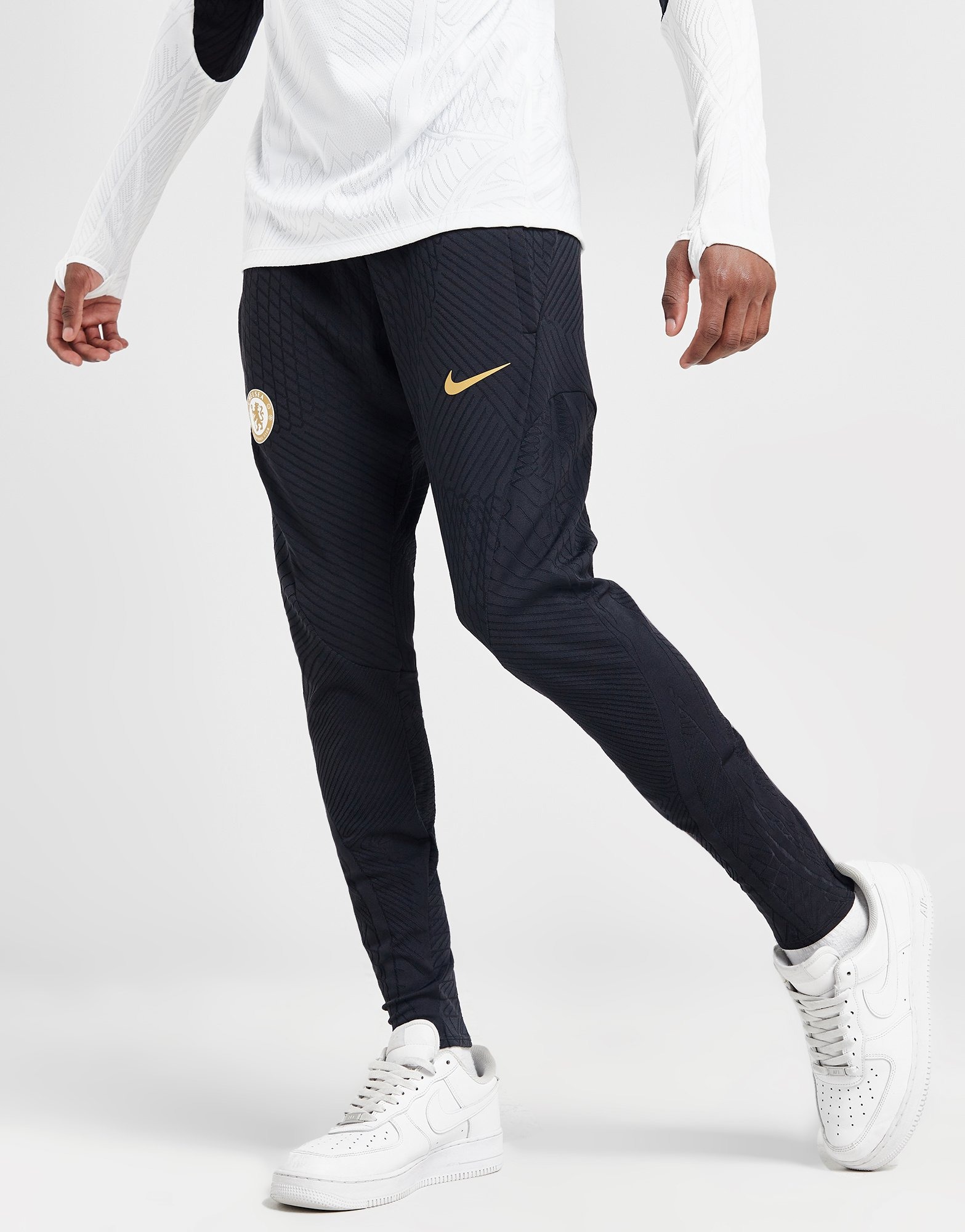 Black Nike Chelsea FC Dri-FIT ADV Drill Track Pants | JD Sports UK