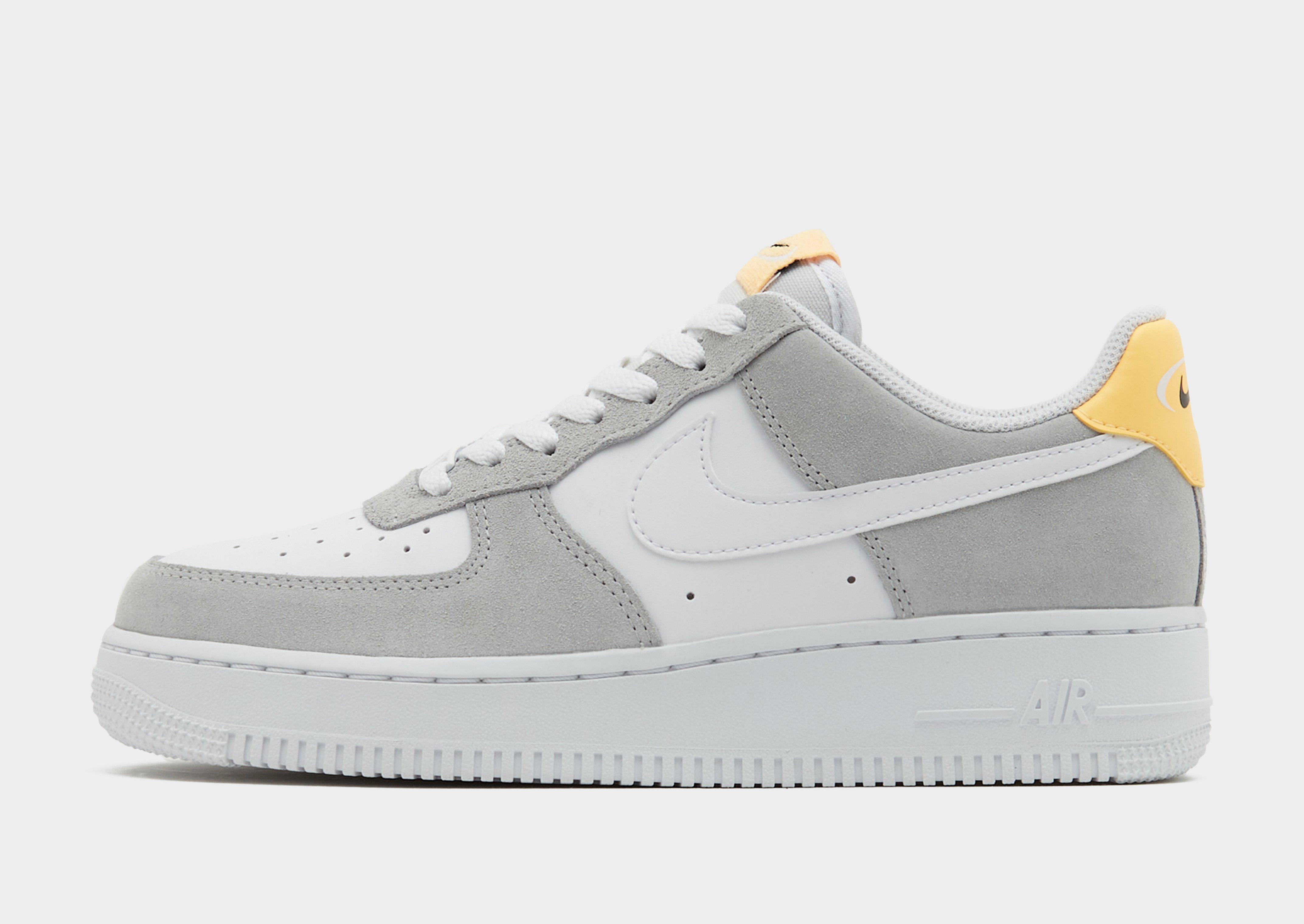 Air force 1 2025 grey suede womens