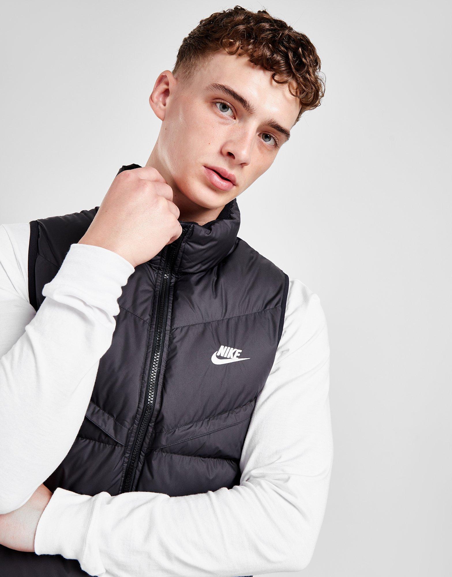 Nike clearance gilet black