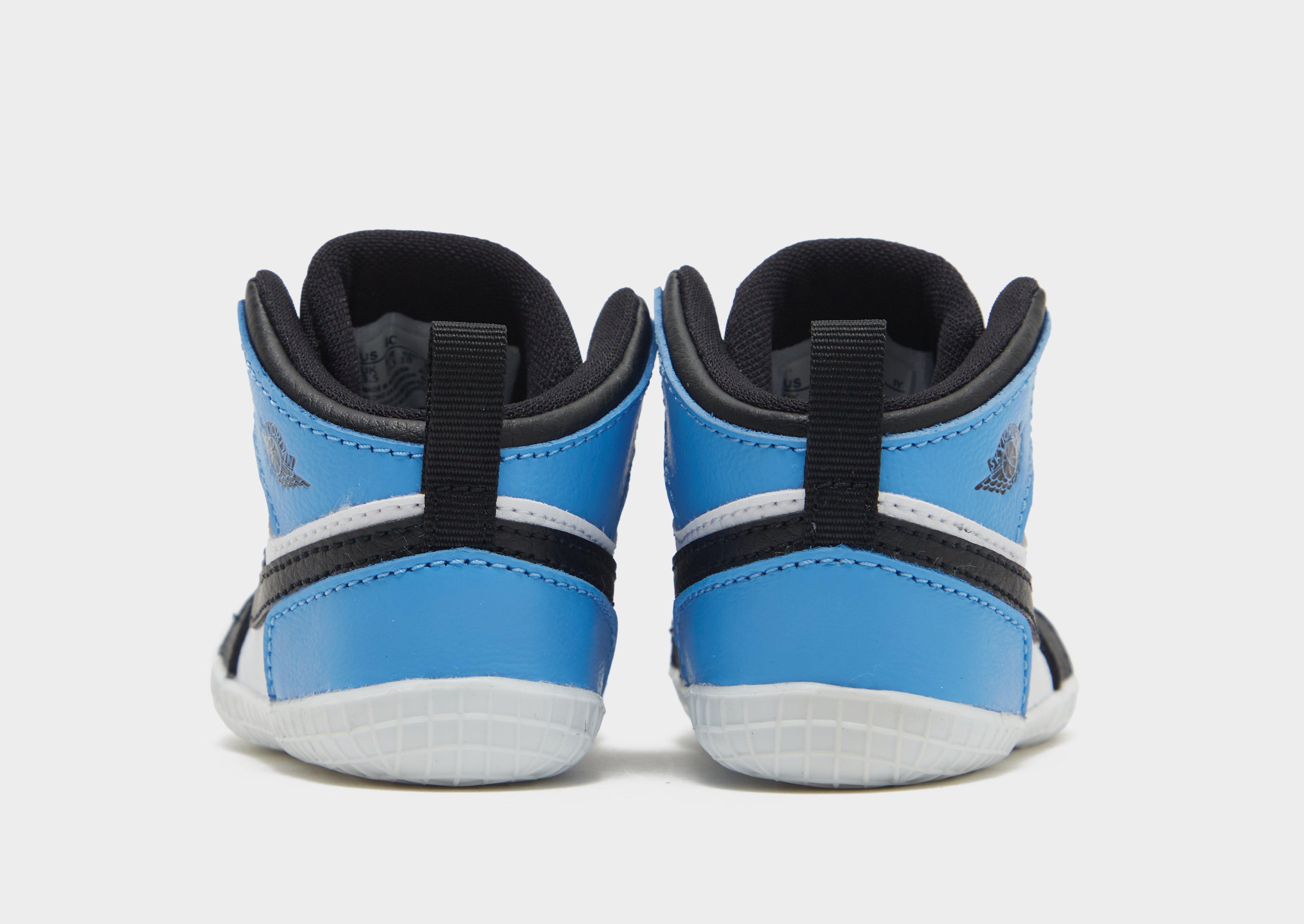 Blue Jordan 1 Baby Crib Bootie 'UNC Toe' - JD Sports Global