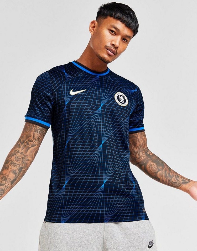 Blue Nike Chelsea FC 2023/24 Away Shirt | JD Sports UK