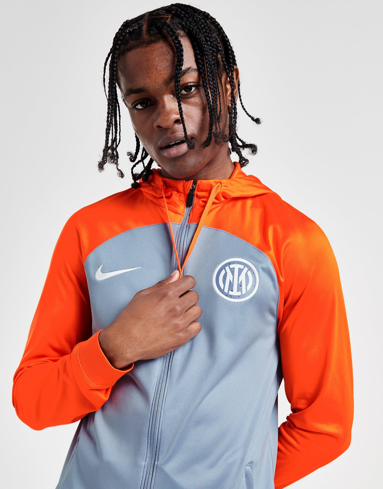 Grey Nike Inter Milan Strike Hooded Tracksuit - JD Sports Global