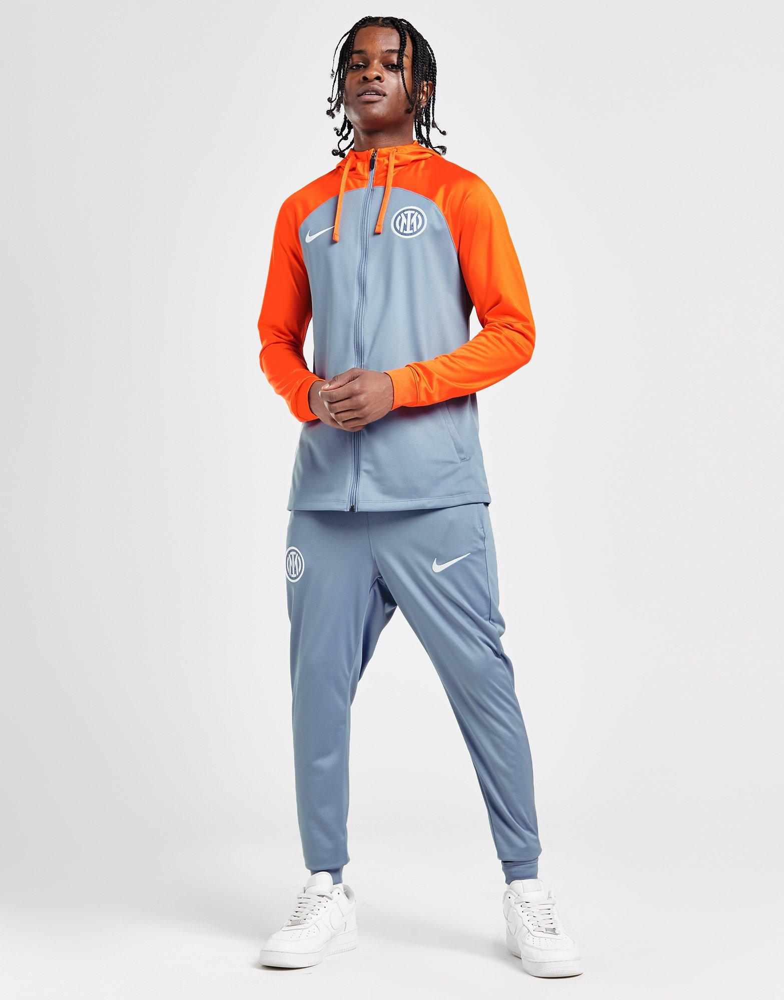 Grey Nike Inter Milan Strike Hooded Tracksuit - JD Sports Global