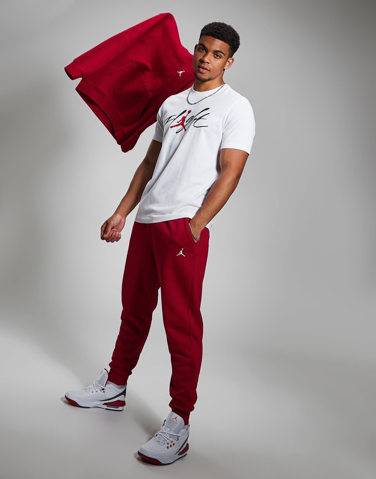 Red Jordan Essential Joggers