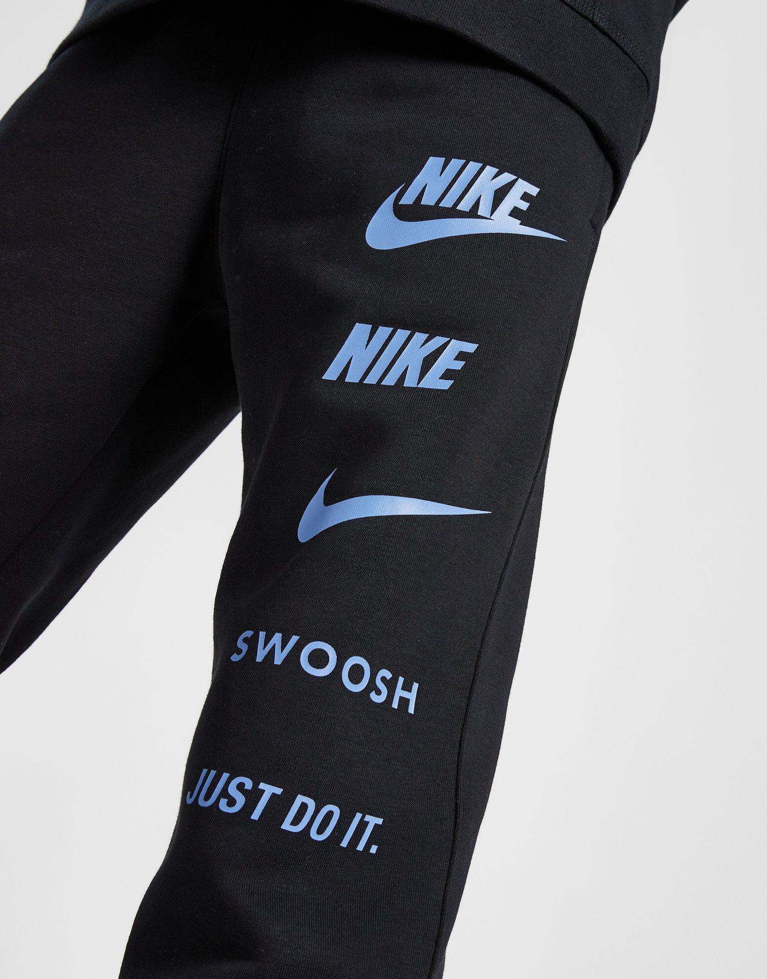 Black Nike Multi Logo Cargo Joggers Junior | JD Sports UK