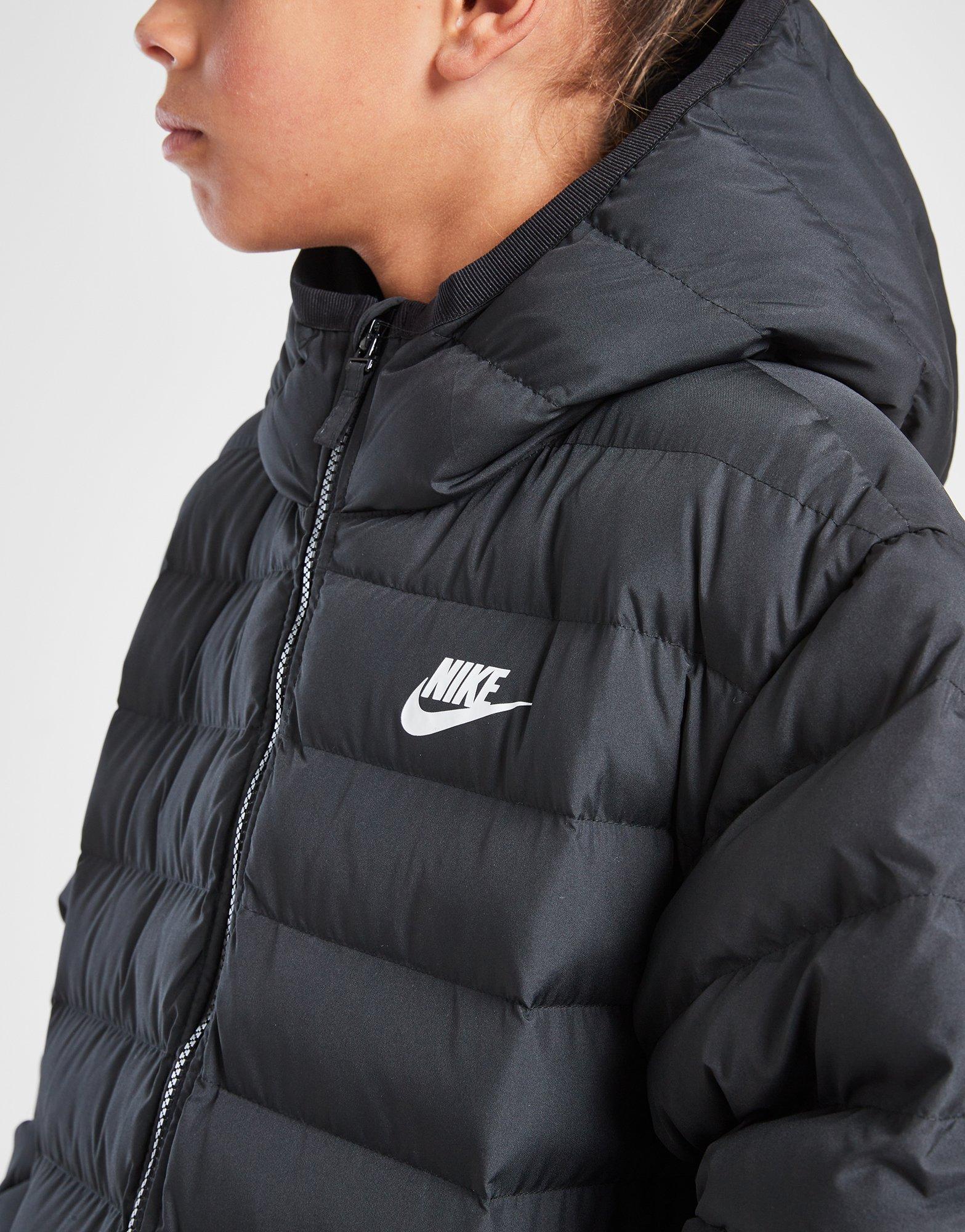 Nike sportswear padded store jacket junior black