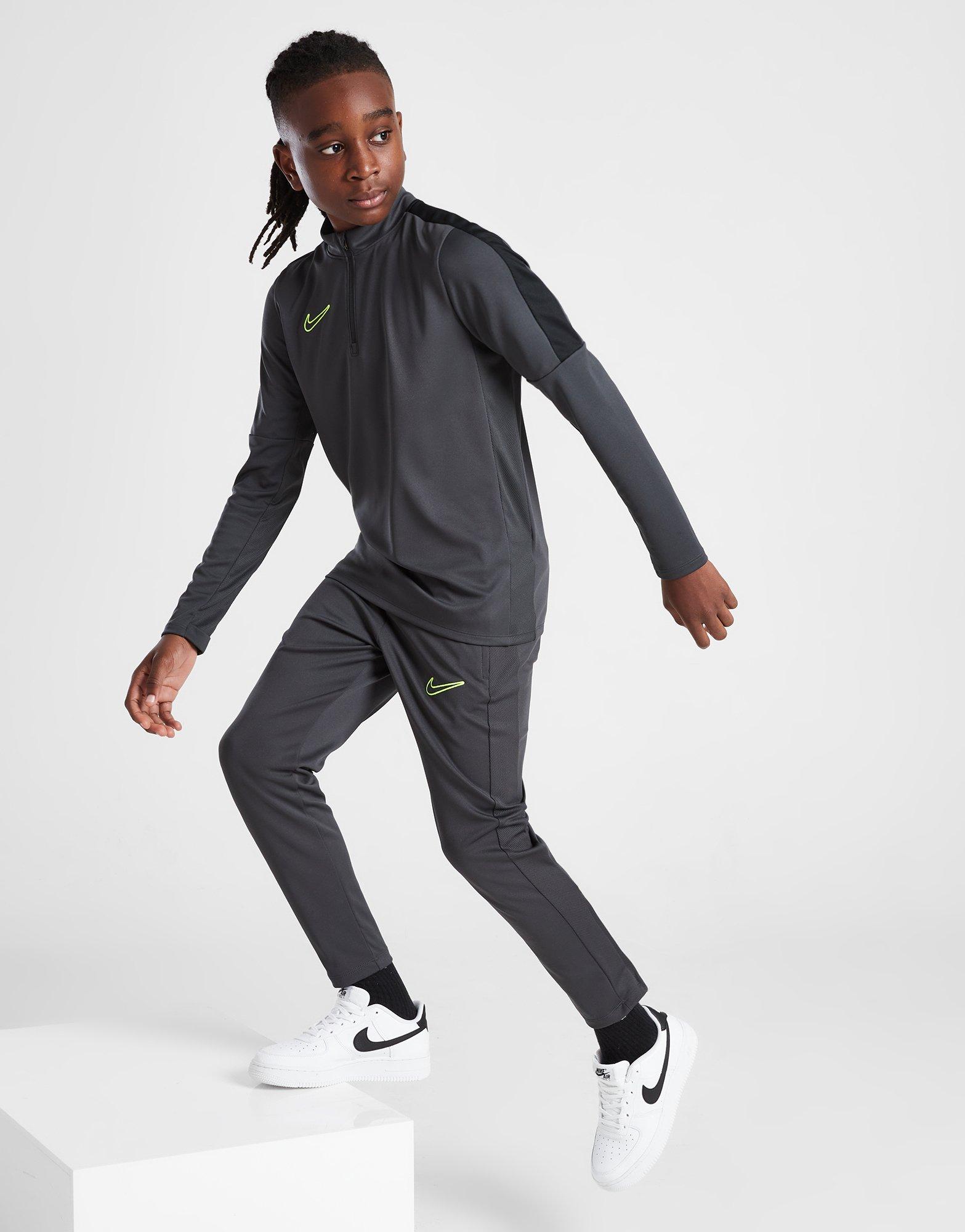 Nike academy best sale poly tracksuit grey