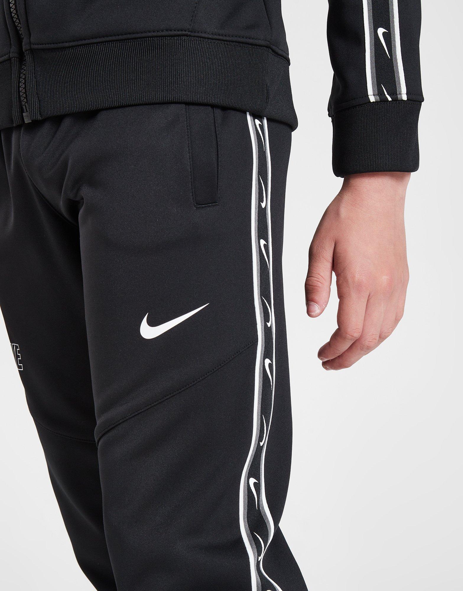 Nike tape track pants black on sale