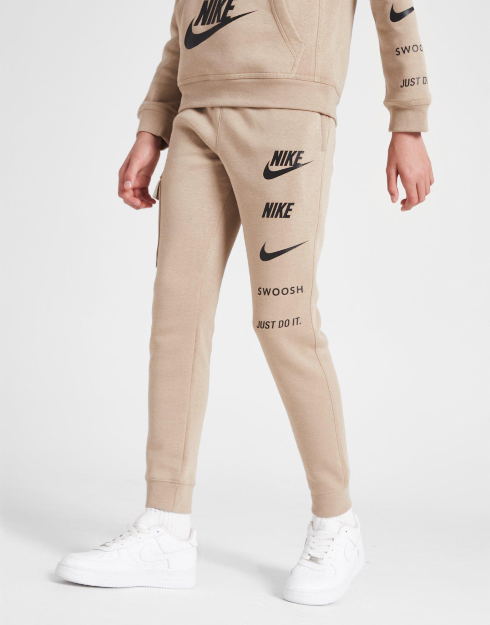 Nike Multi Logo Cargo Joggers Junior