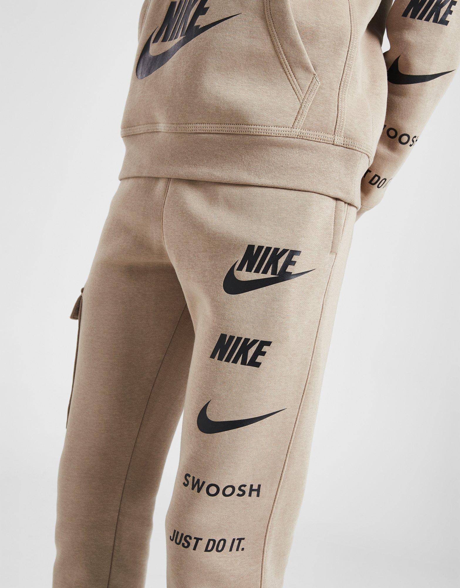 Nike Multi Logo Cargo Joggers Junior