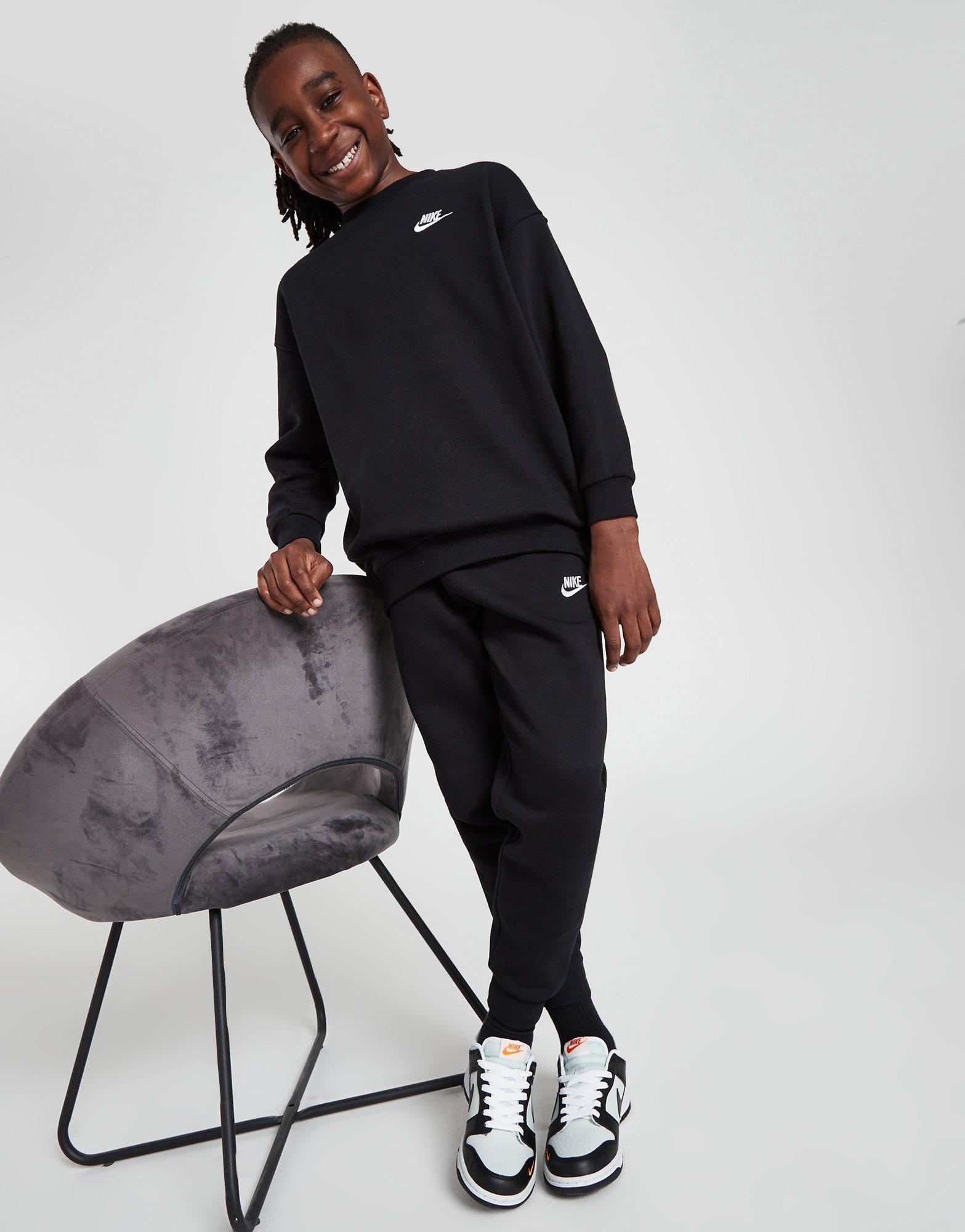 Black Nike Club Fleece Joggers Junior