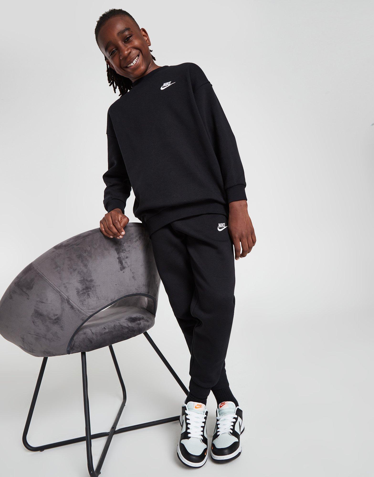 Nike Sportswear Survêtement Enfants Noir Blanc