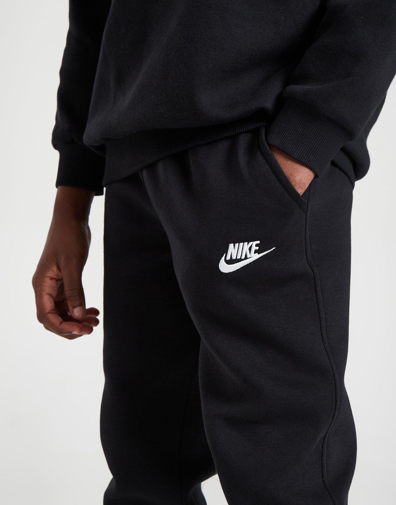 Black Nike Club Fleece Joggers Junior