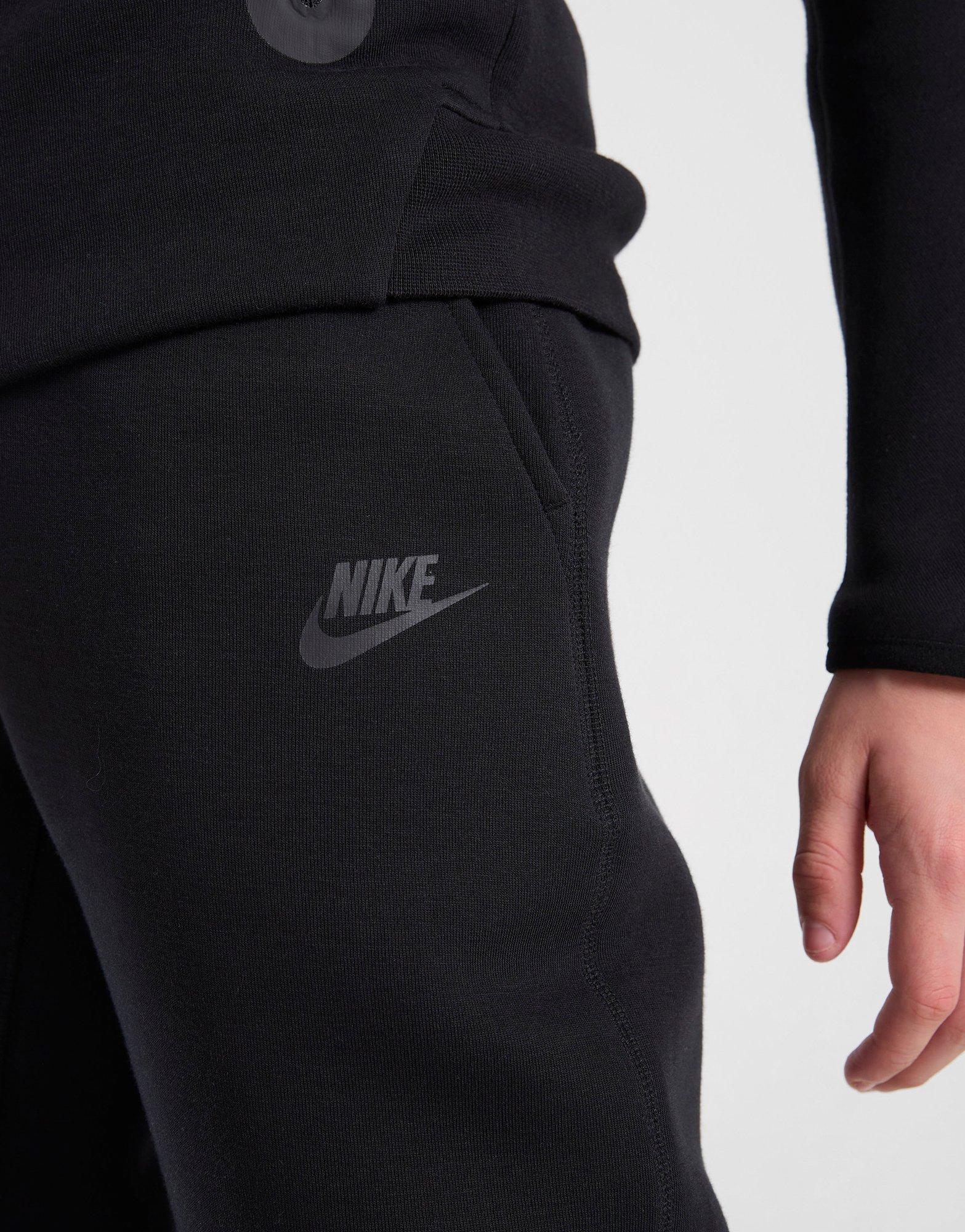 Black Nike Tech Fleece Joggers Junior