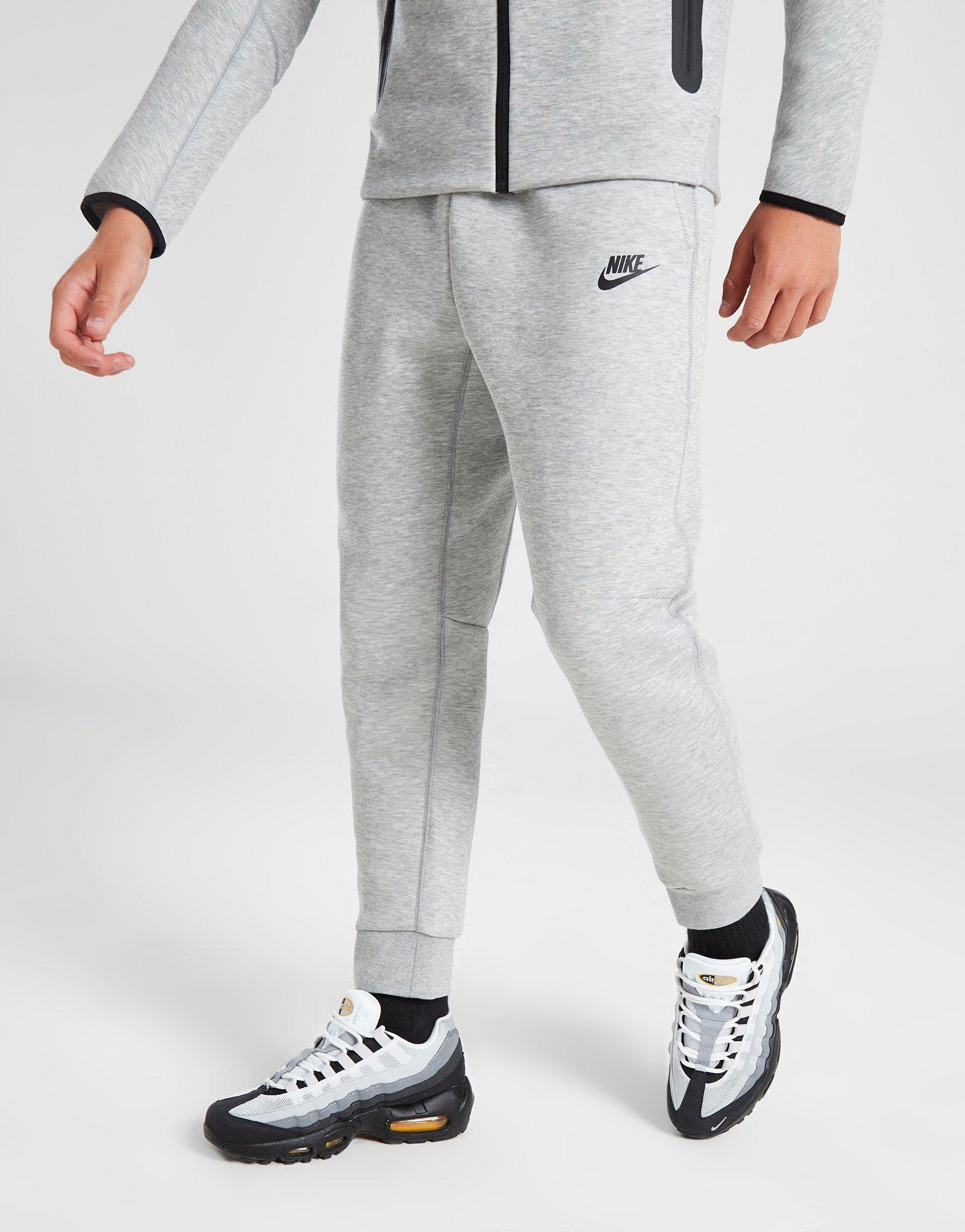 Nike Tech Fleece Bottoms - Black / Grey / White (New Season)