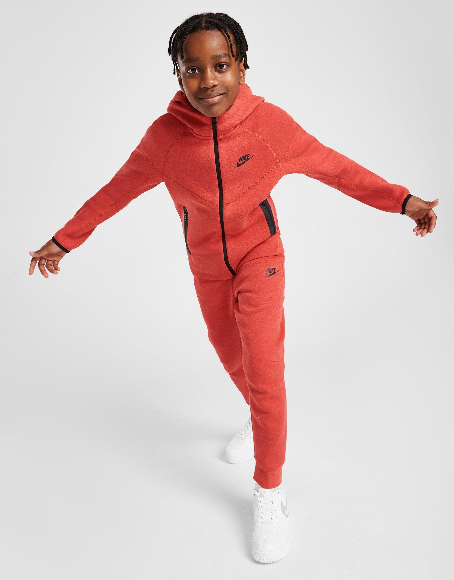 Nike Tech Fleece Junior Jacket - Red/Black – Footkorner
