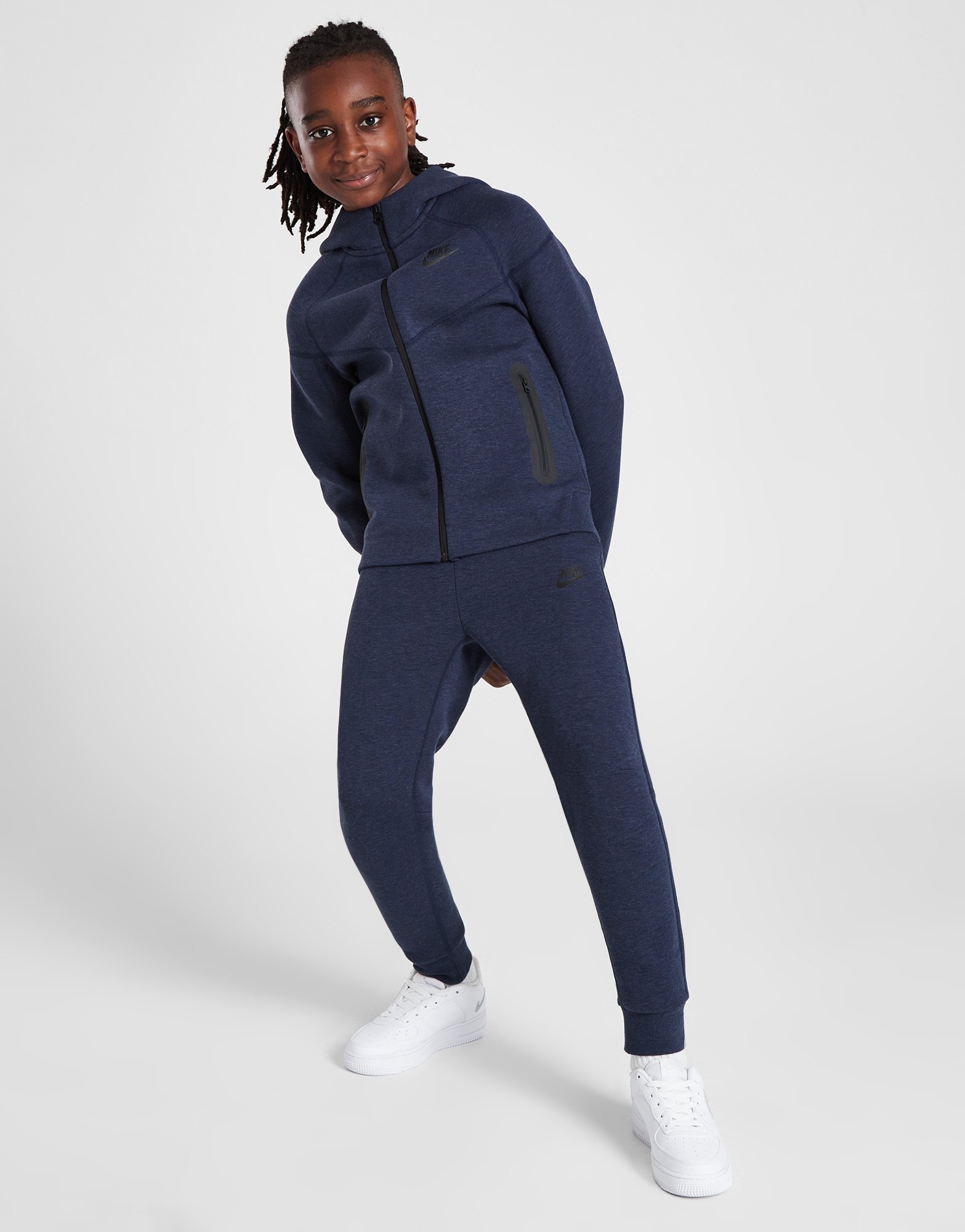 Nike Pantaloni della Tuta Tech da Ragazzo in Nero JD Sports