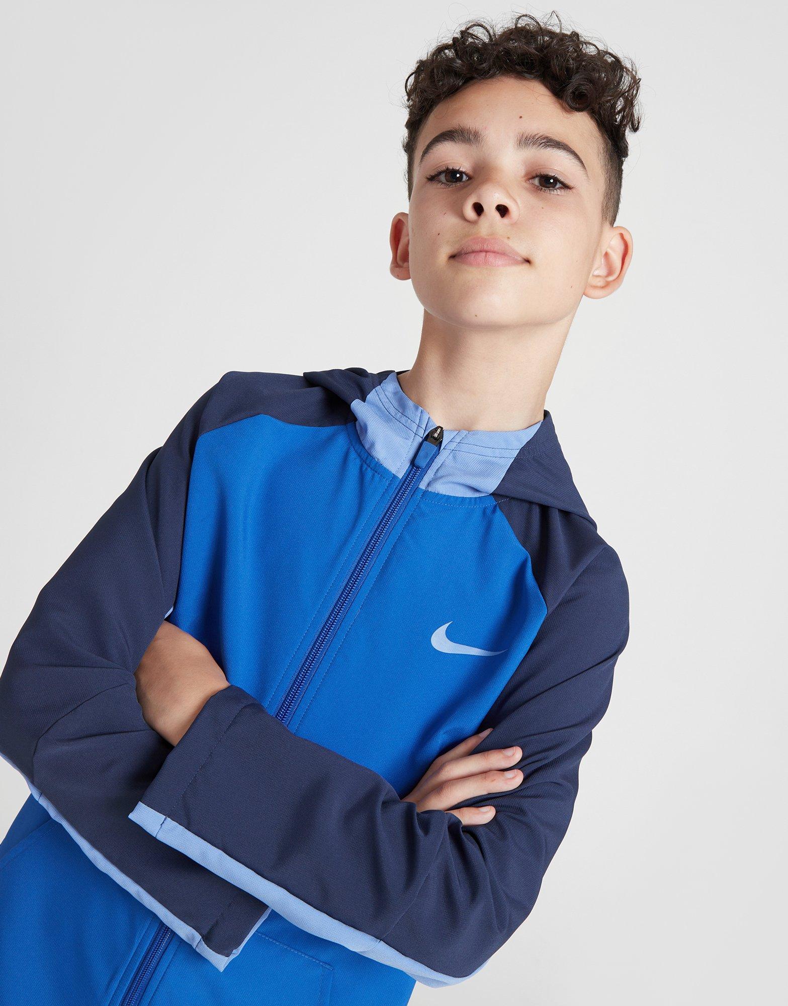 Blue Nike Woven Full Zip Jacket Junior - JD Sports Global