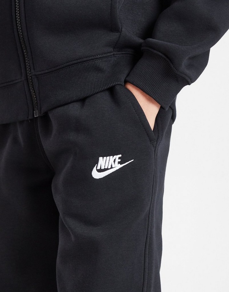 Black Nike Club Fleece Full Zip Tracksuit Junior | JD Sports UK