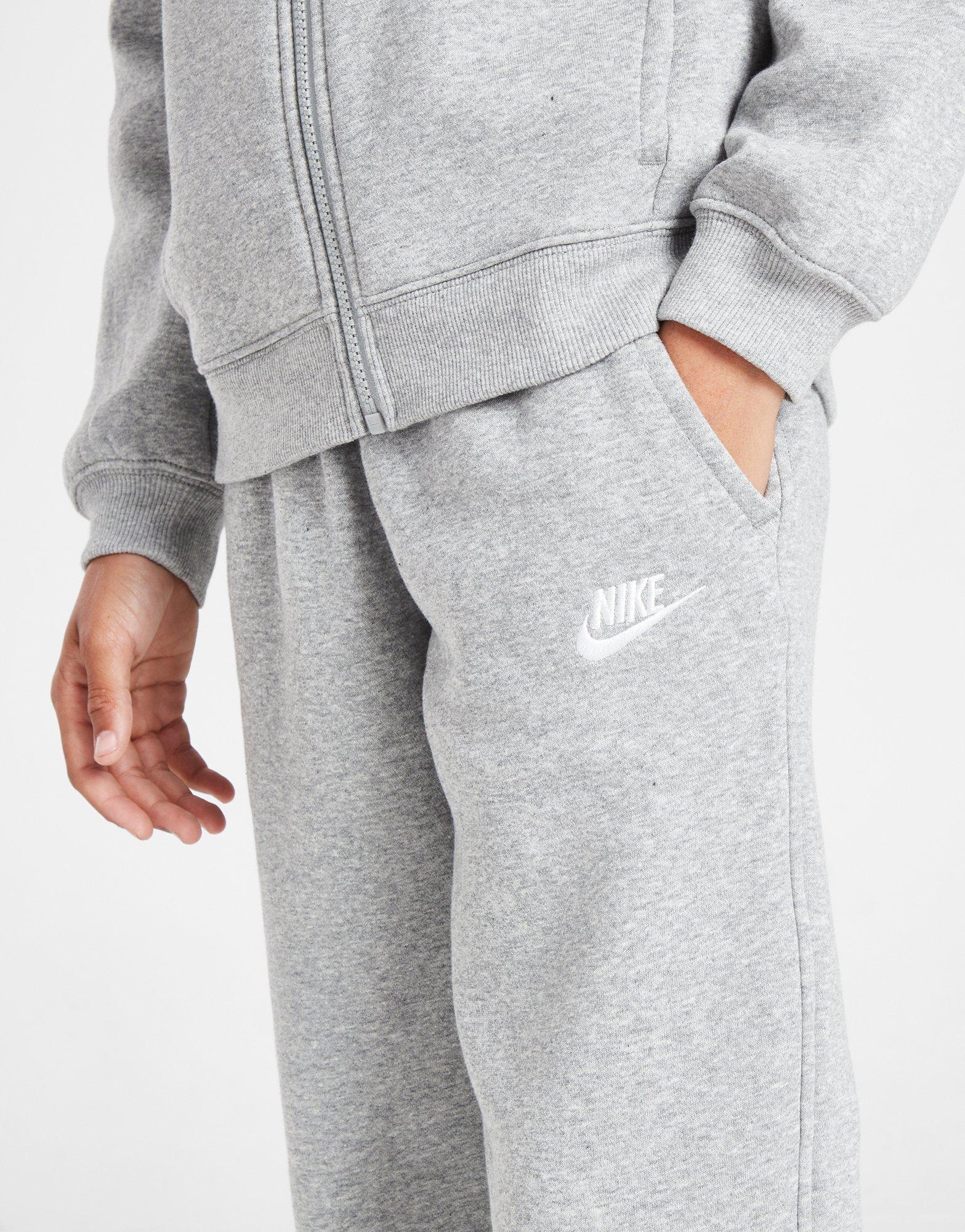 Nike grey shop tracksuit jd