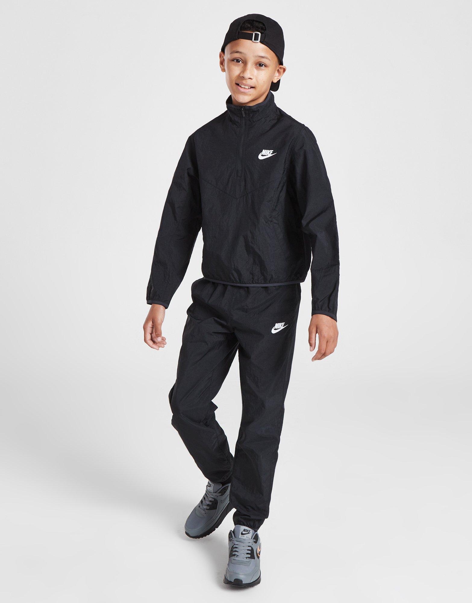 Nike quarter best sale zip tracksuit