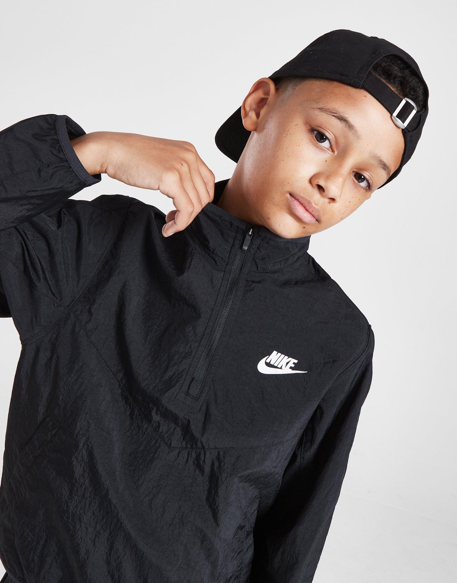 Nike Woven 1/4 Zip Tracksuit Junior