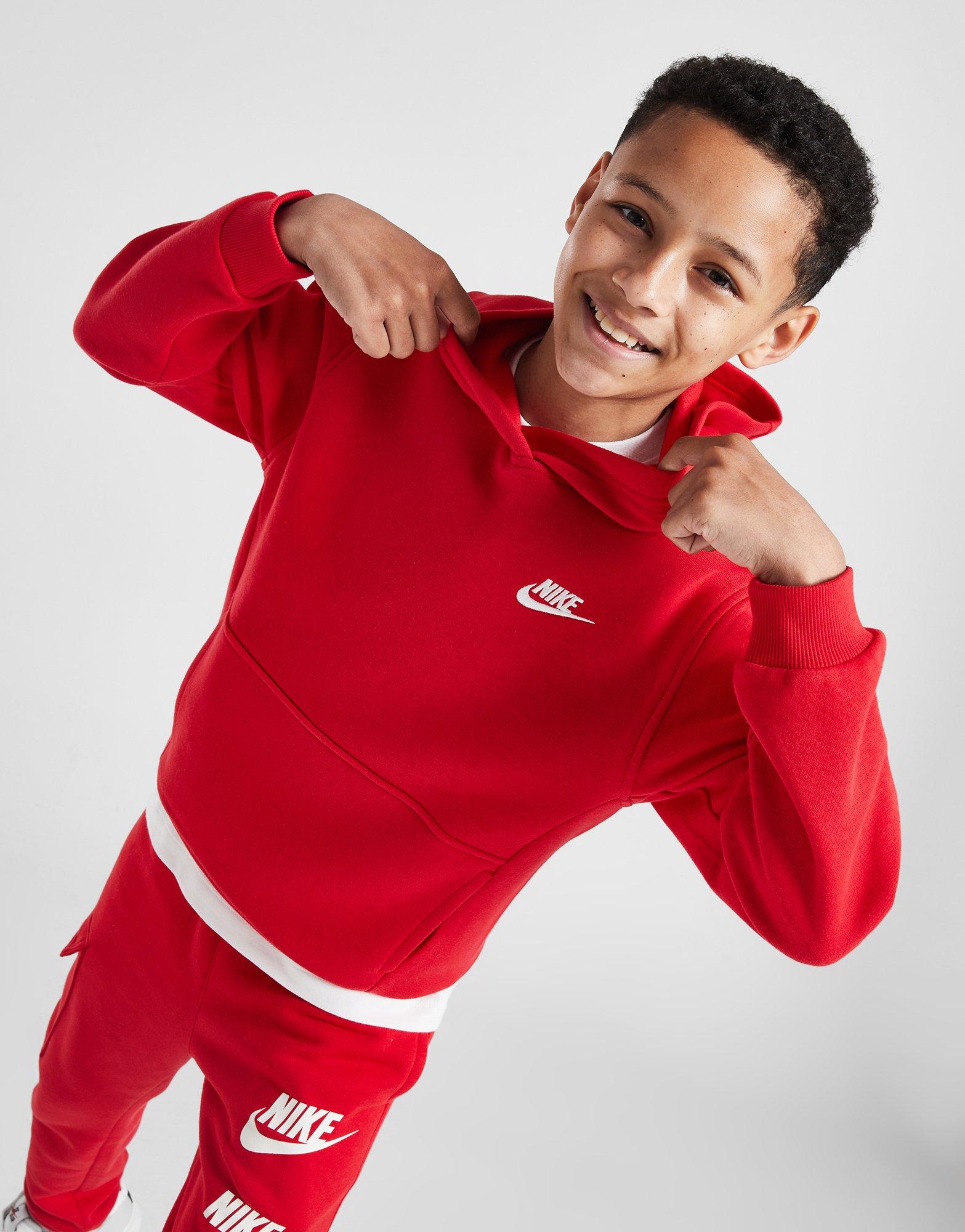 Boys red nike sweatshirt online