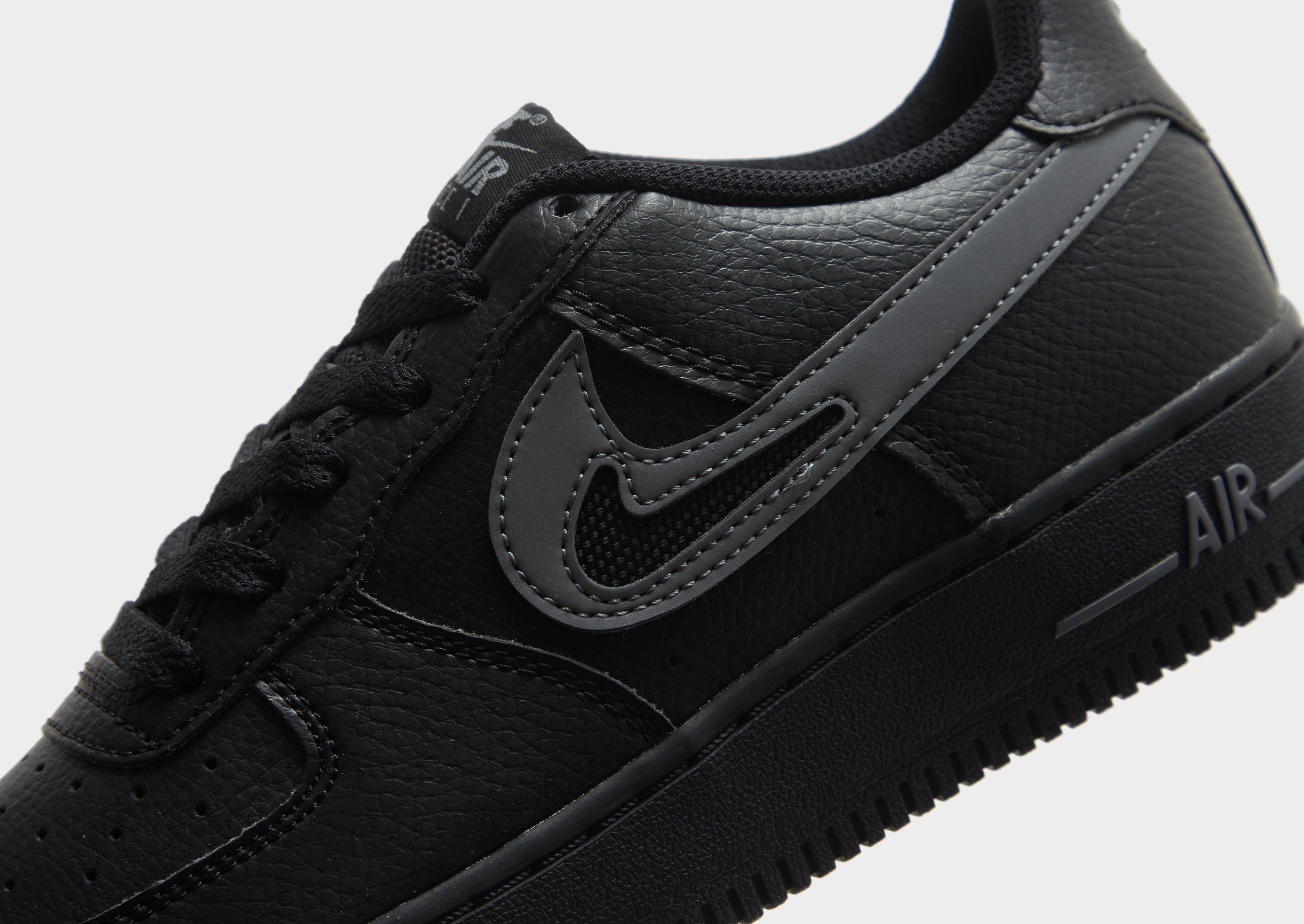 Black Nike Air Force 1 Low Junior