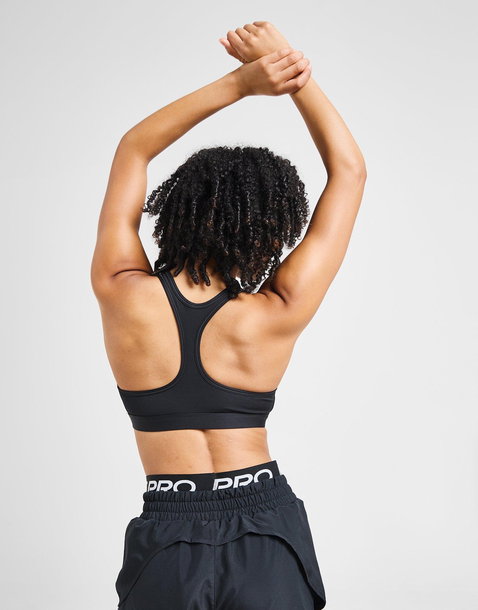 Black Nike Running Swoosh Sports Bra - JD Sports Global