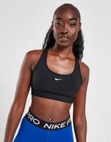 Nike Nike Swoosh Sport-bh met medium ondersteuning en pad uit één stuk