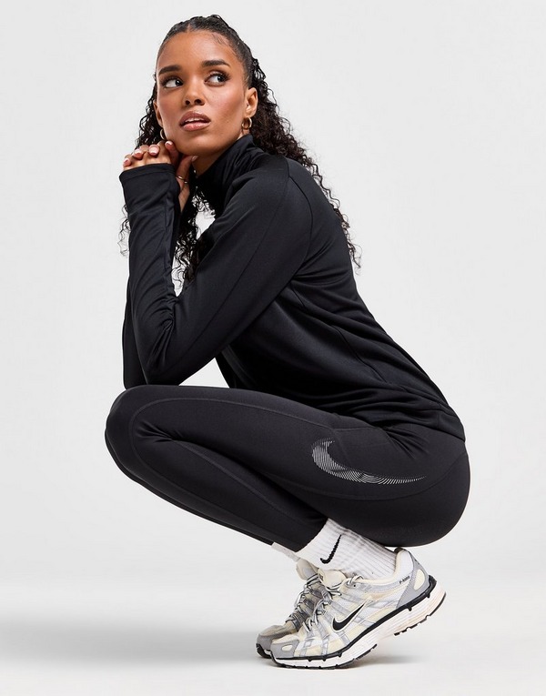Black Nike Running Fast Swoosh Tights - JD Sports Global