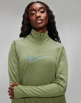 Nike Haut Zippé Running Swoosh Femme
