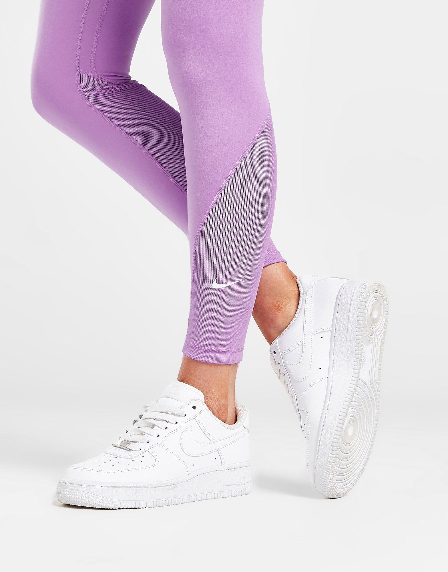 White Nike Training One Tights