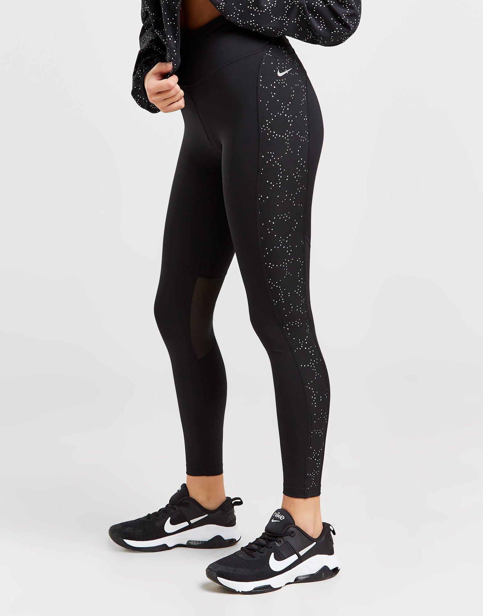 Zwart Nike Nike Fast 7/8-legging met print, halfhoge taille en zakken voor  dames - JD Sports Nederland