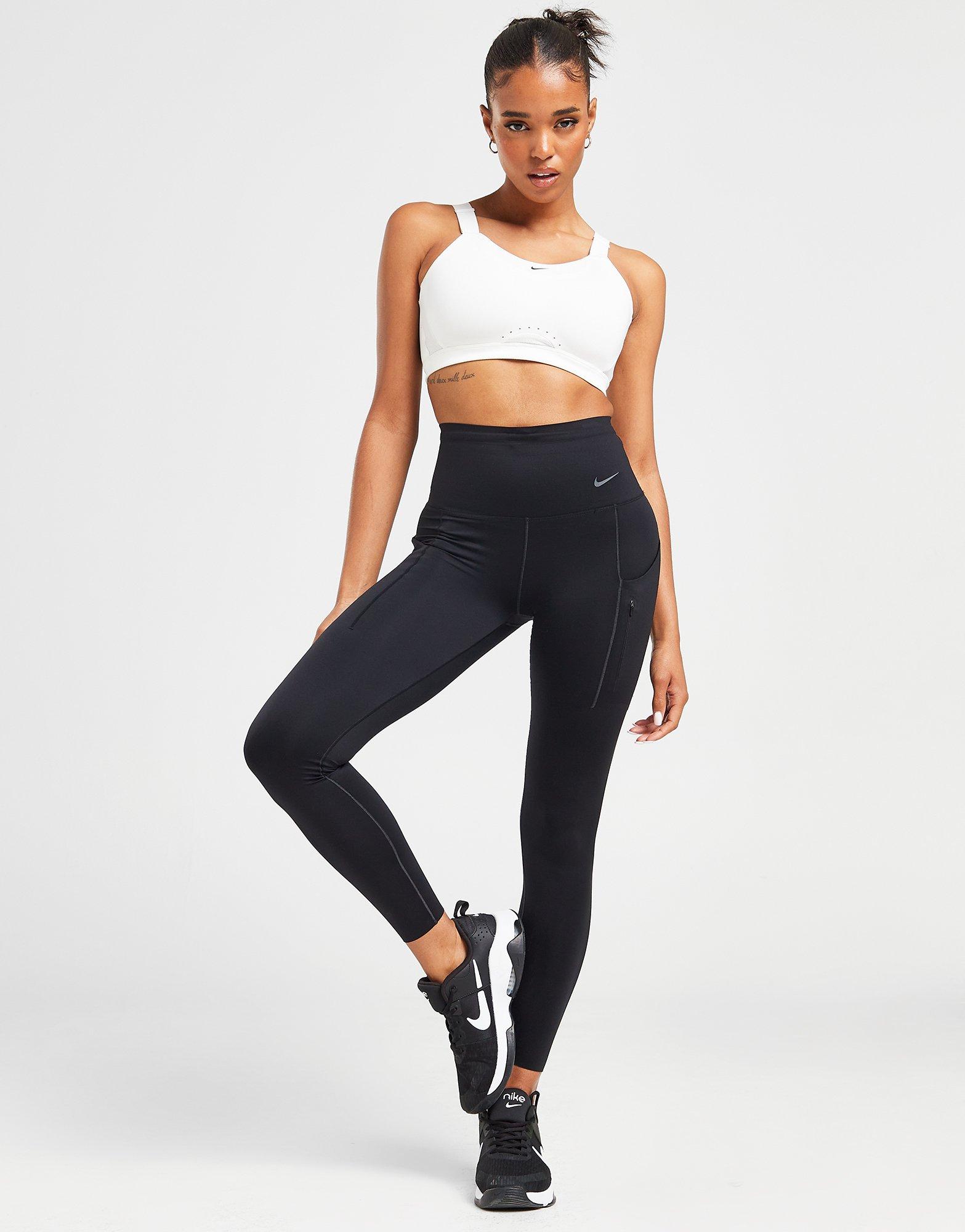 Nike Go kortere legging met hoge taille, zakken en complete ondersteuning  voor dames