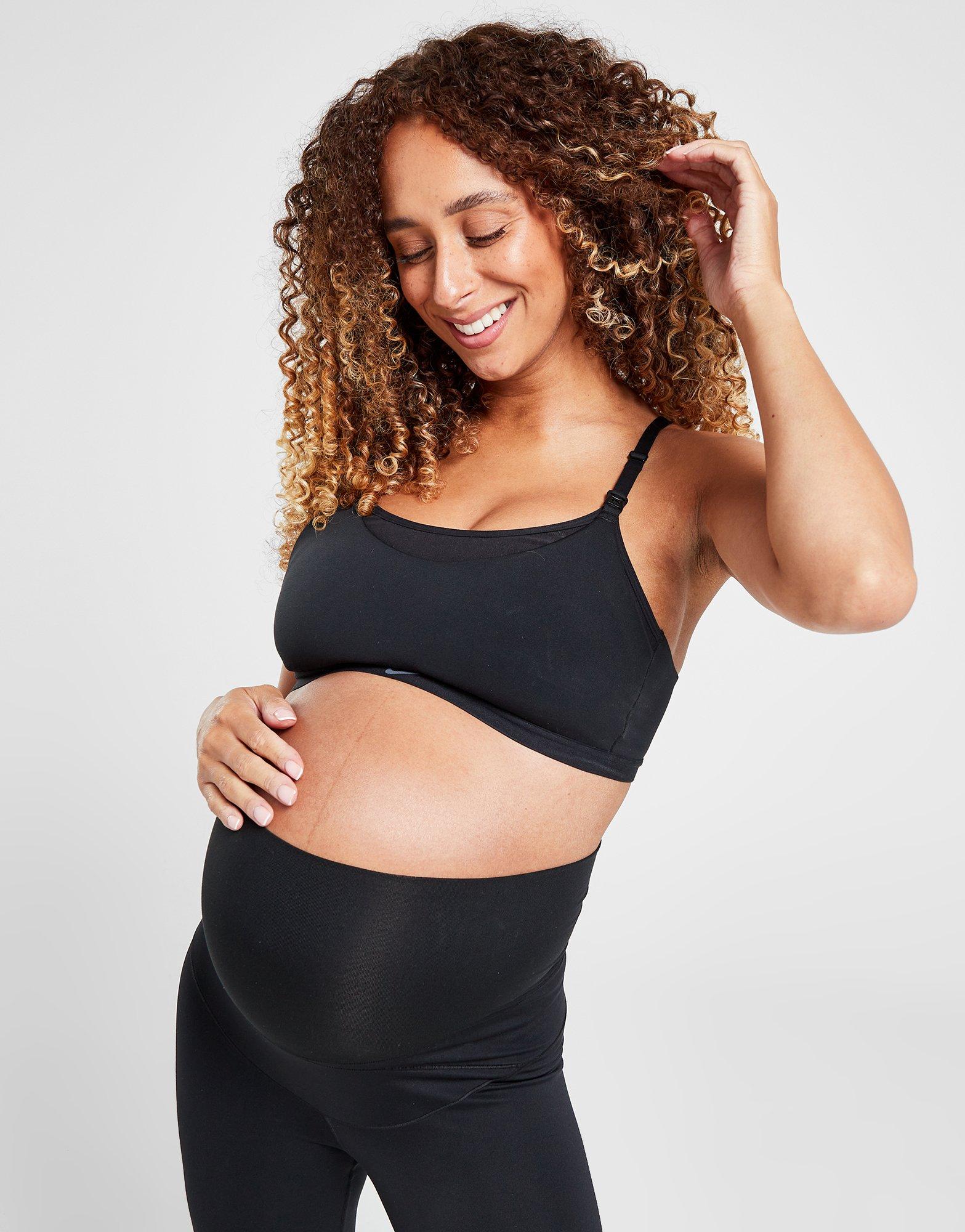 Black Nike Alate Seamless Maternity Sports Bra - JD Sports Global