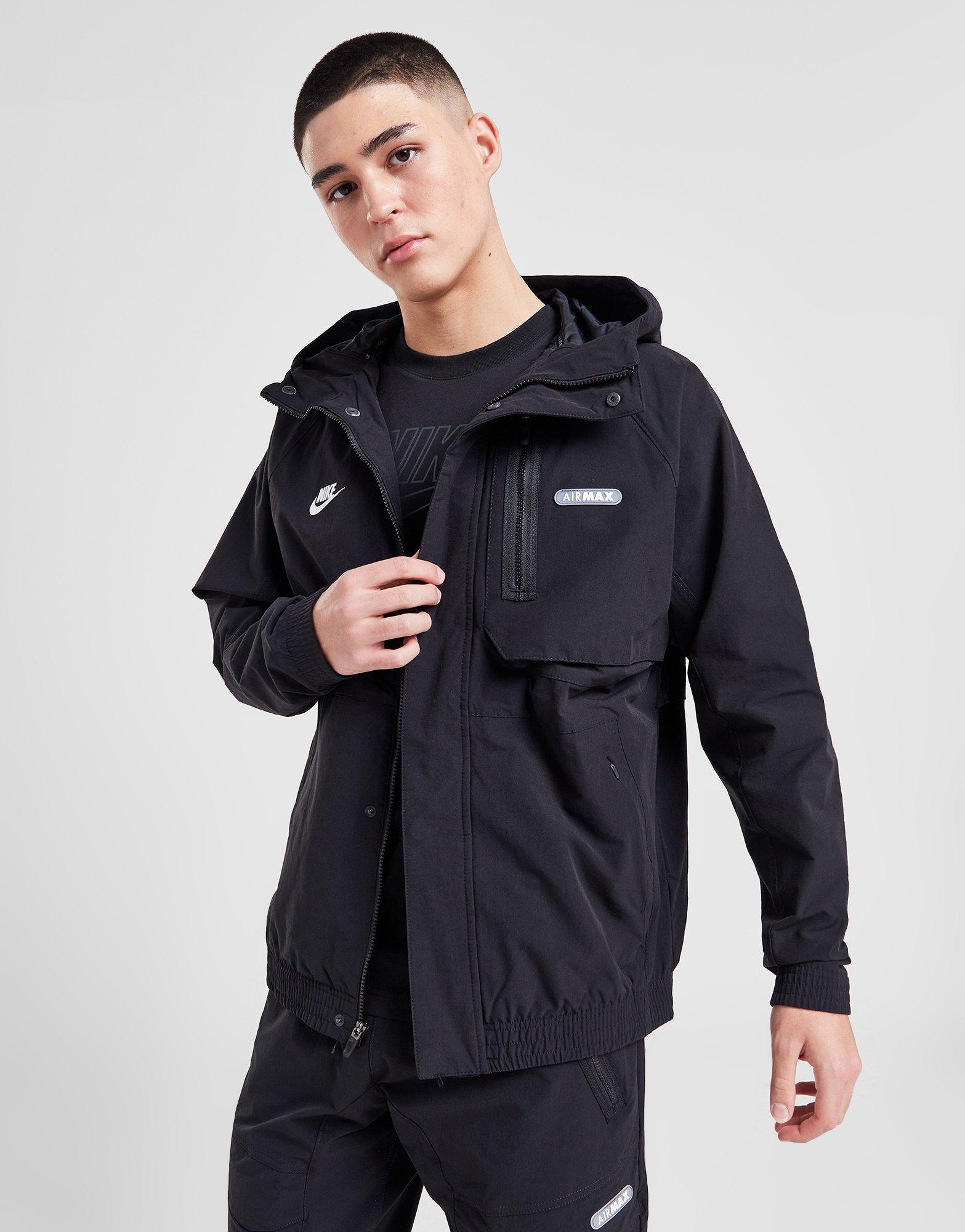 Black best sale nike jacket