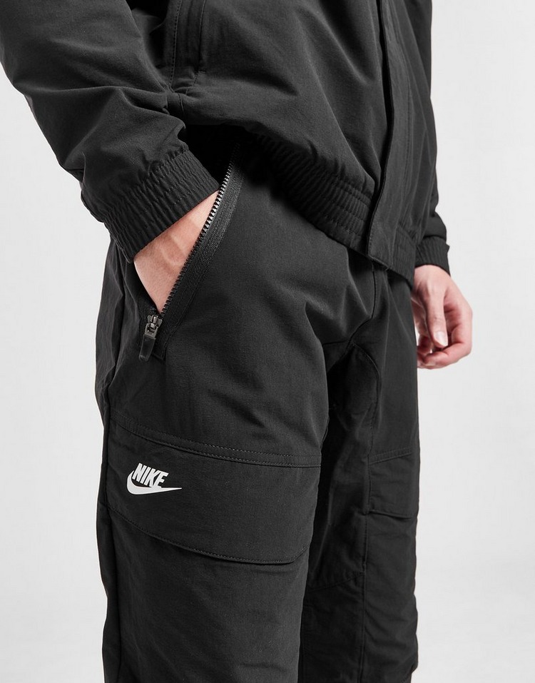 Black Nike Air Max Woven Cargo Track Pants | JD Sports UK