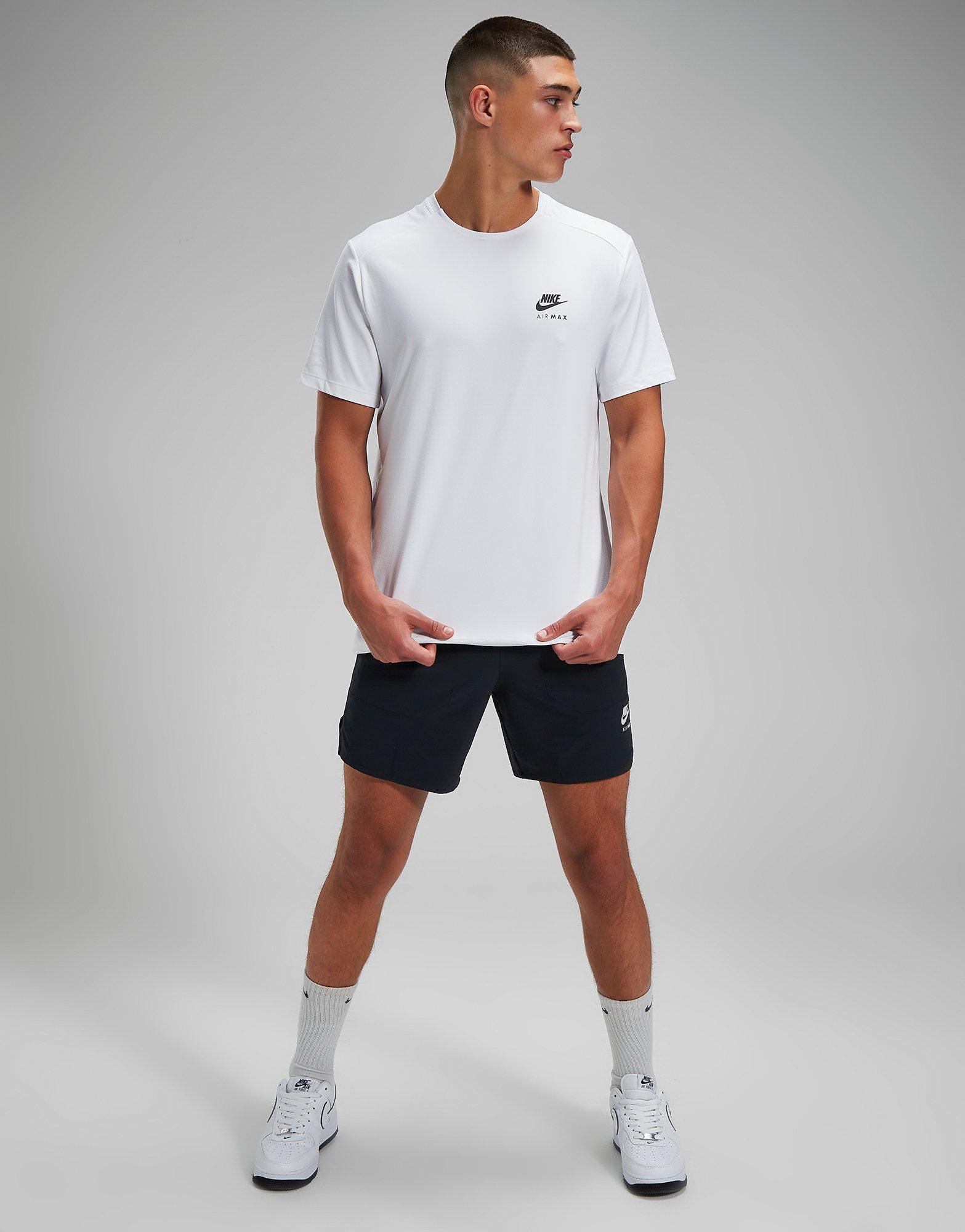 White nike air max t outlet shirt